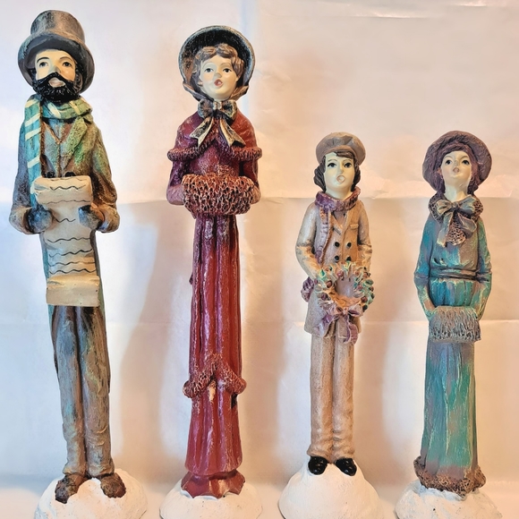 Windsor Other - Vintage Windsor Collection 4 Christmas Carolers Pencil Figurines